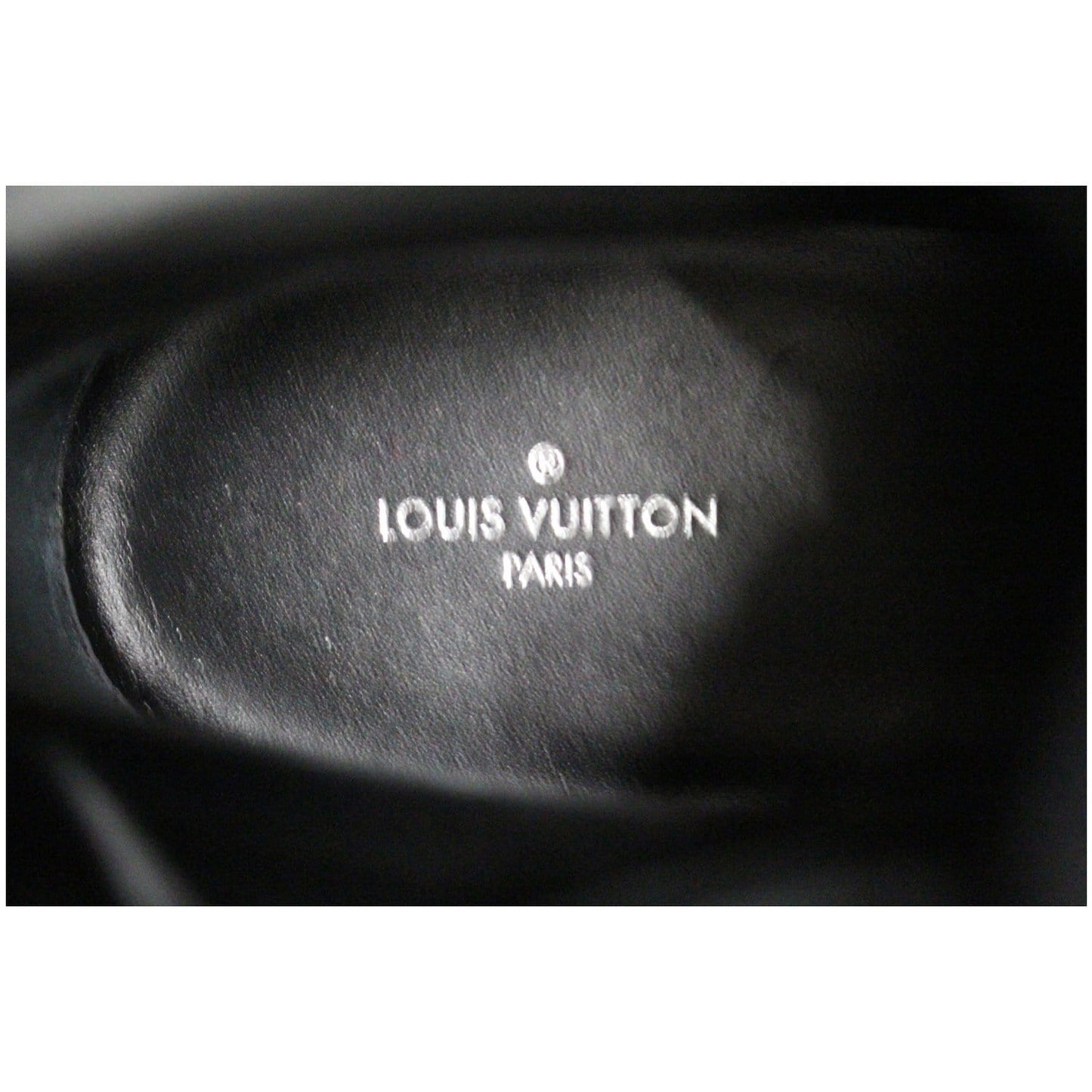 LOUIS VUITTON Metropolis Flat Ranger Monogram Combat Boot Black