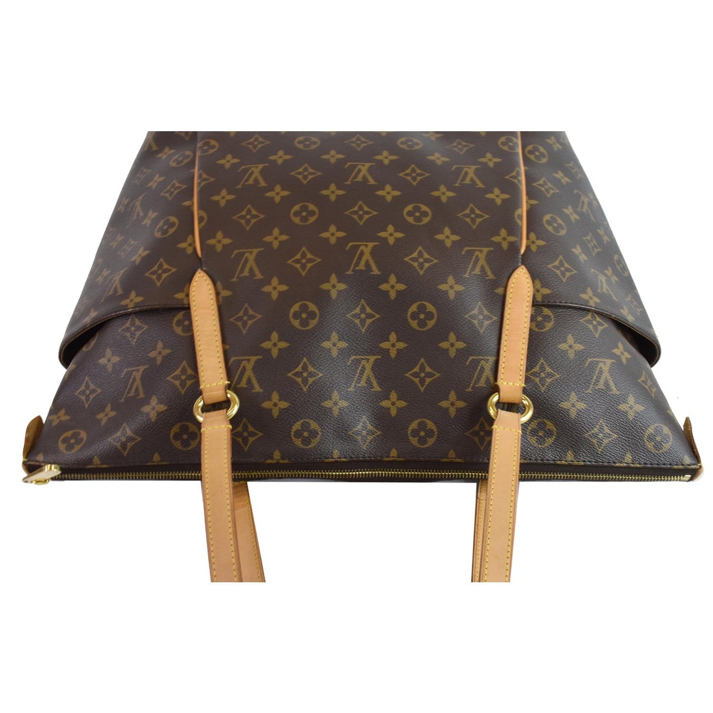 LOUIS VUITTON Totally GM Monogram Canvas Tote Shoulder Bag Brown