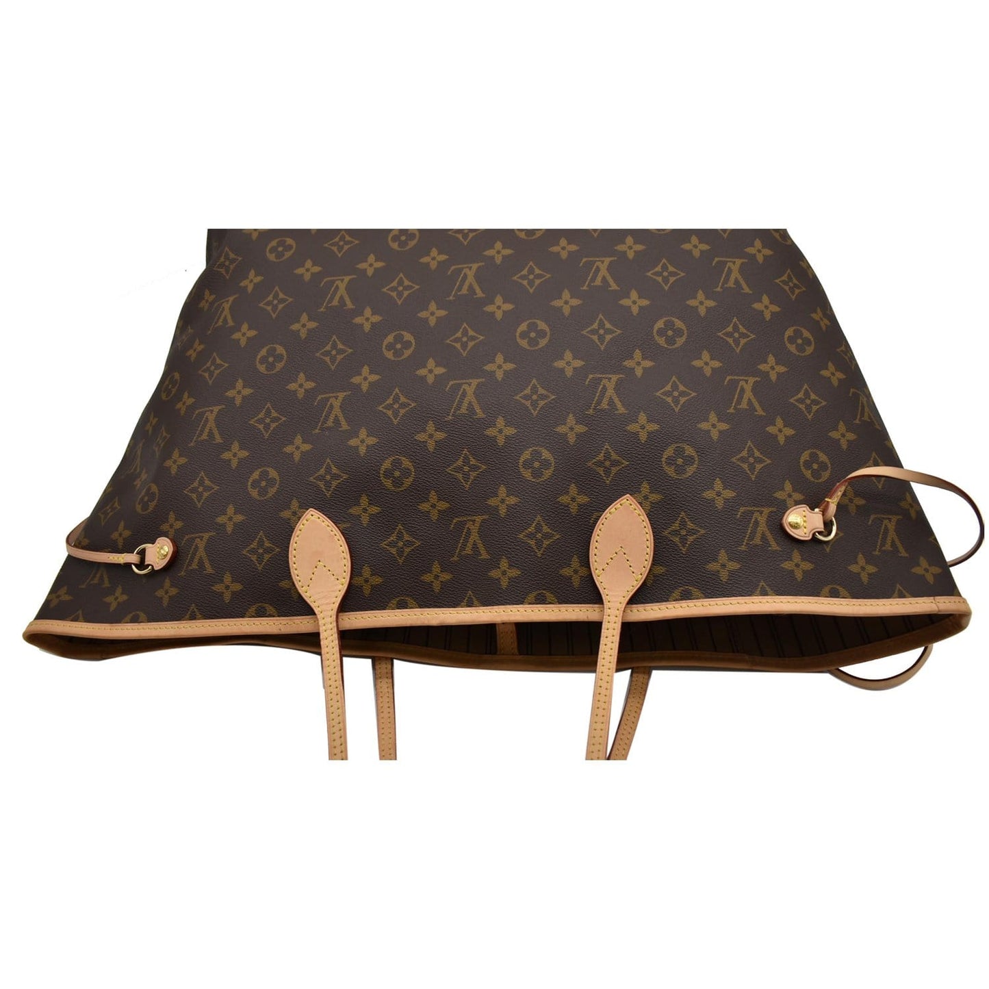 LOUIS VUITTON Neverfull GM Monogram Canvas Tote Bag Brown