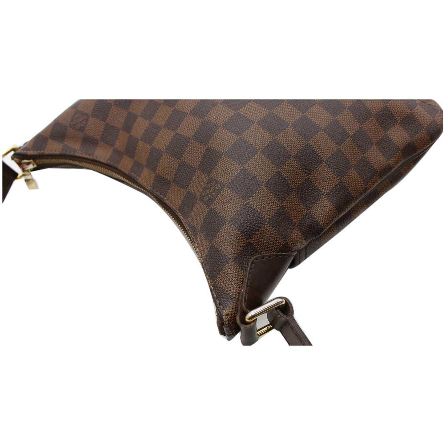 LOUIS VUITTON Bloomsbury PM Damier Ebene Crossbody Bag Brown