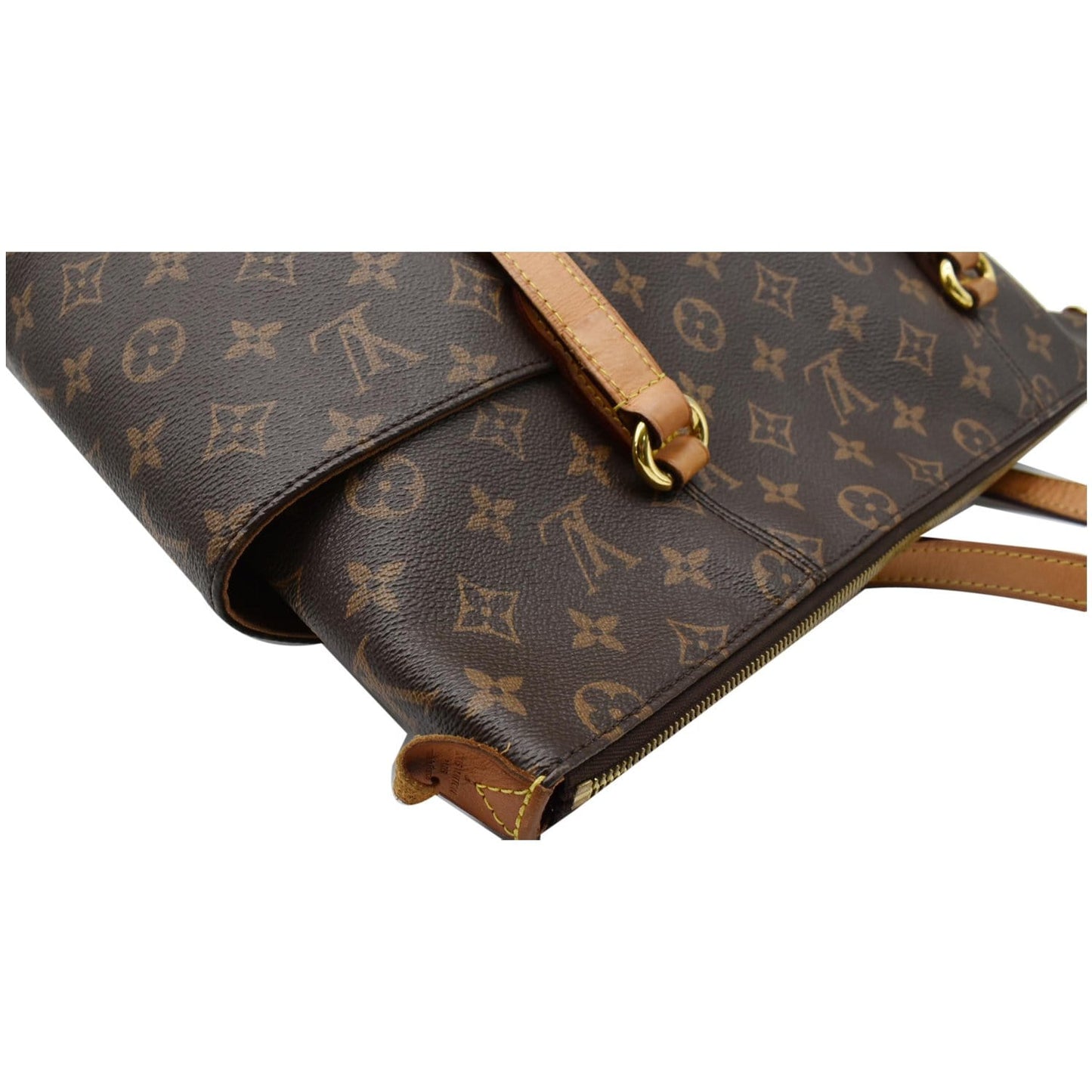 LOUIS VUITTON Totally MM Monogram Canvas Shoulder Bag Brown