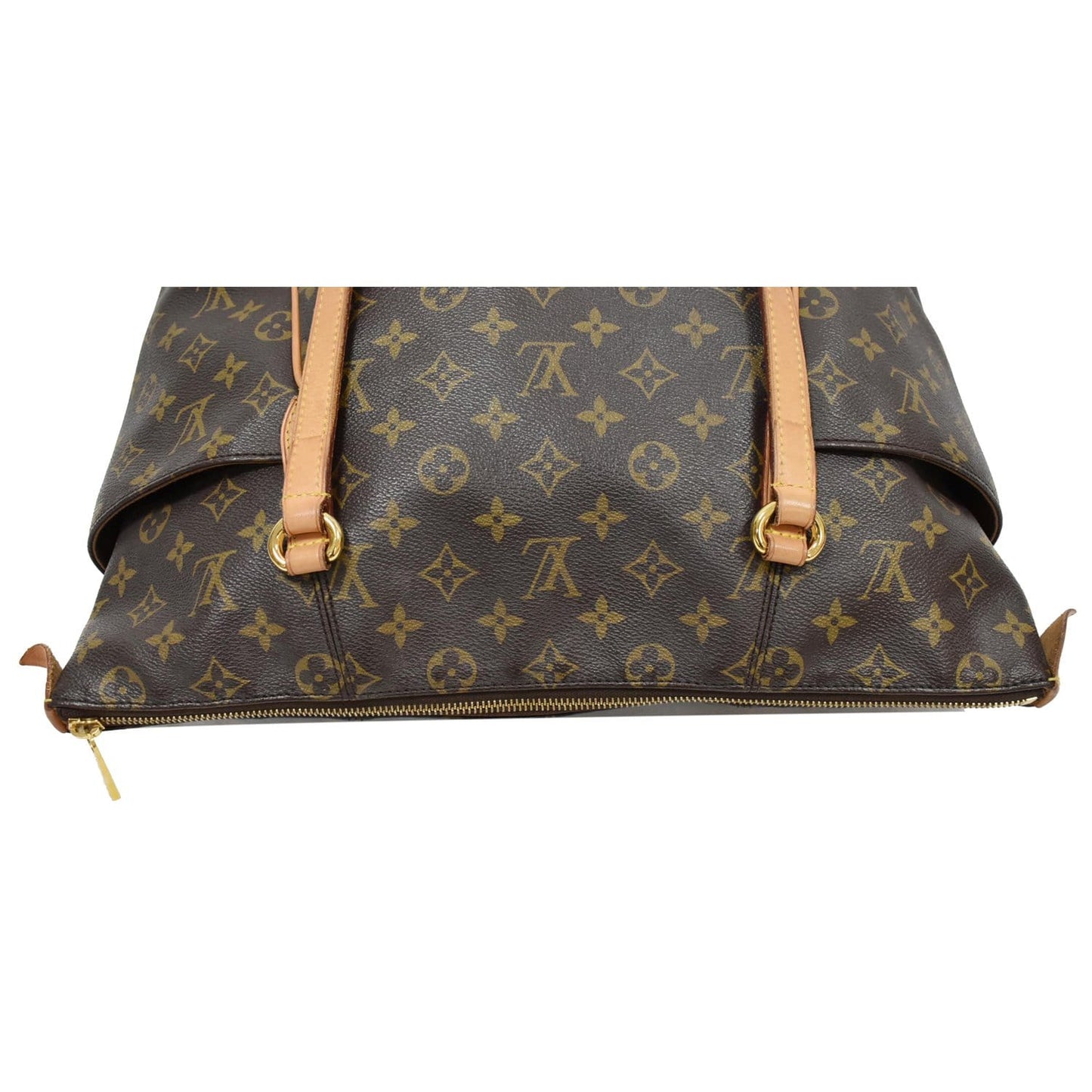 LOUIS VUITTON Totally MM Monogram Canvas Shoulder Bag Brown