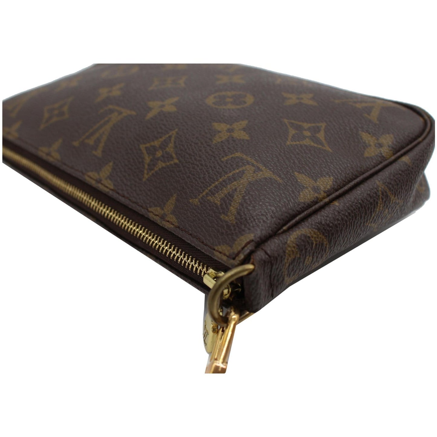 LOUIS VUITTON Pochette Accessoires Monogram Canvas Pouch  Brown