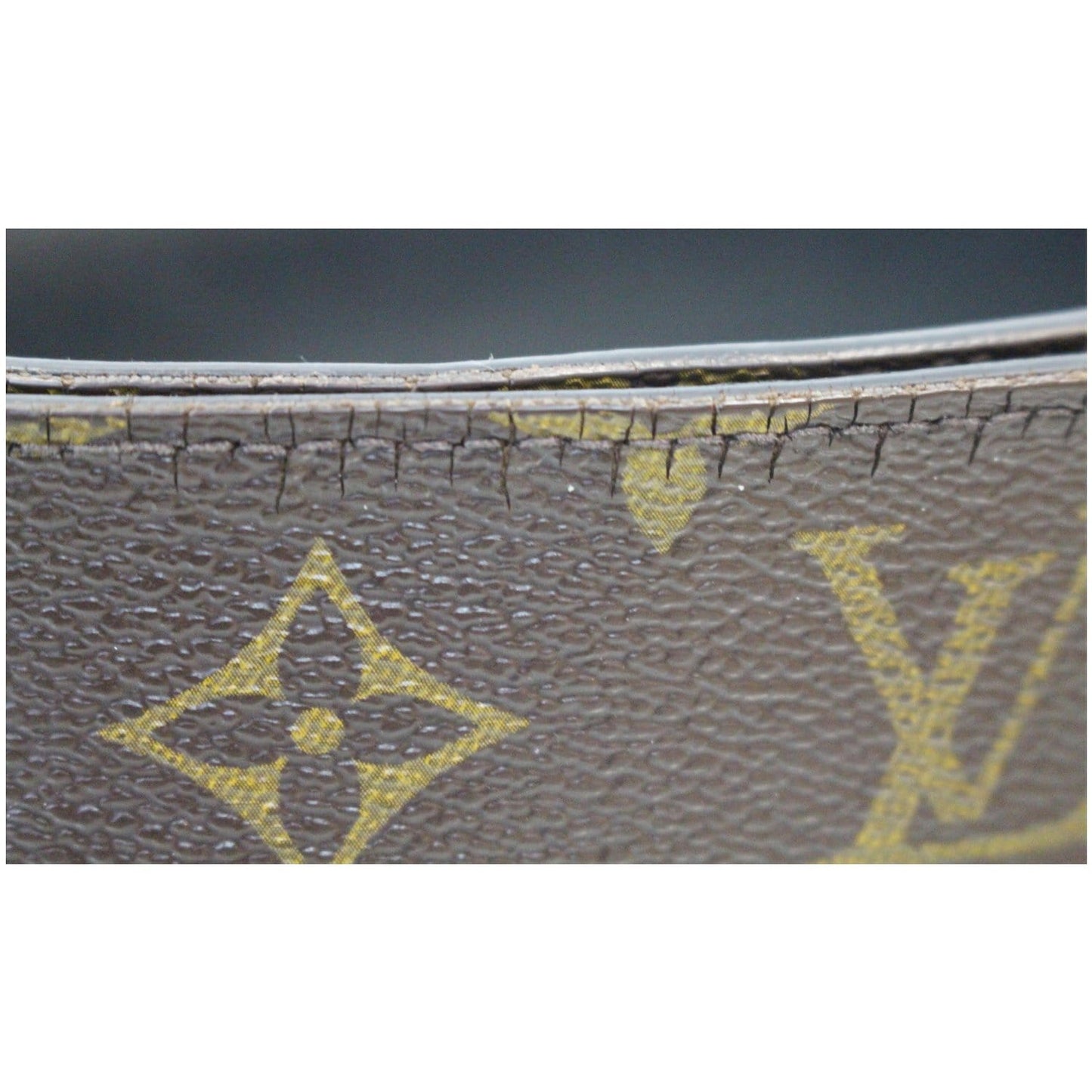 LOUIS VUITTON LV Initiales Monogram Canvas Belt Brown