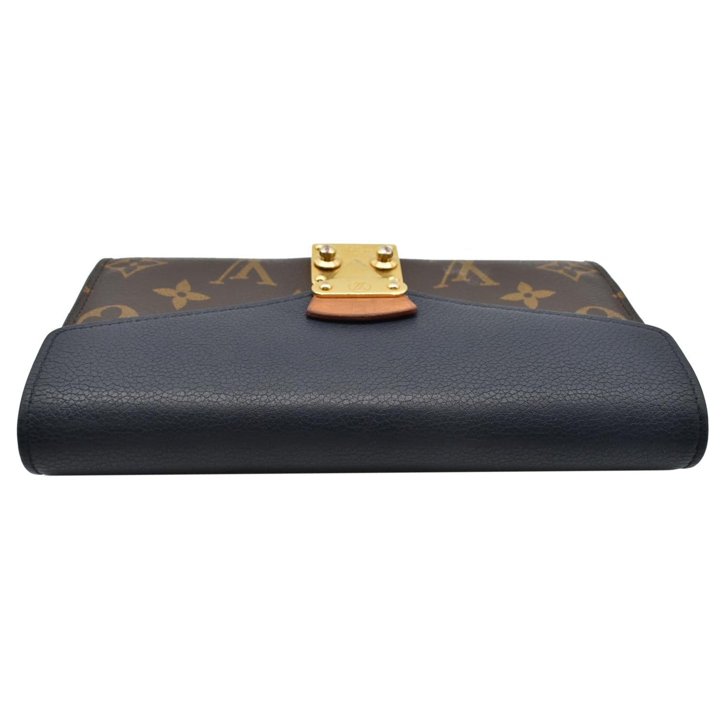 LOUIS VUITTON Pallas Monogram Canvas Pallas Wallet Black