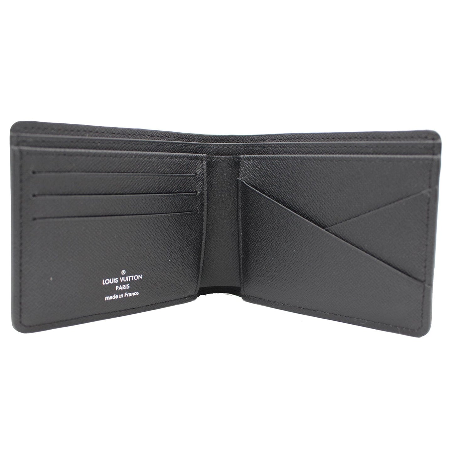 LOUIS VUITTON Damier Graphite Canvas Multiple Wallet Black