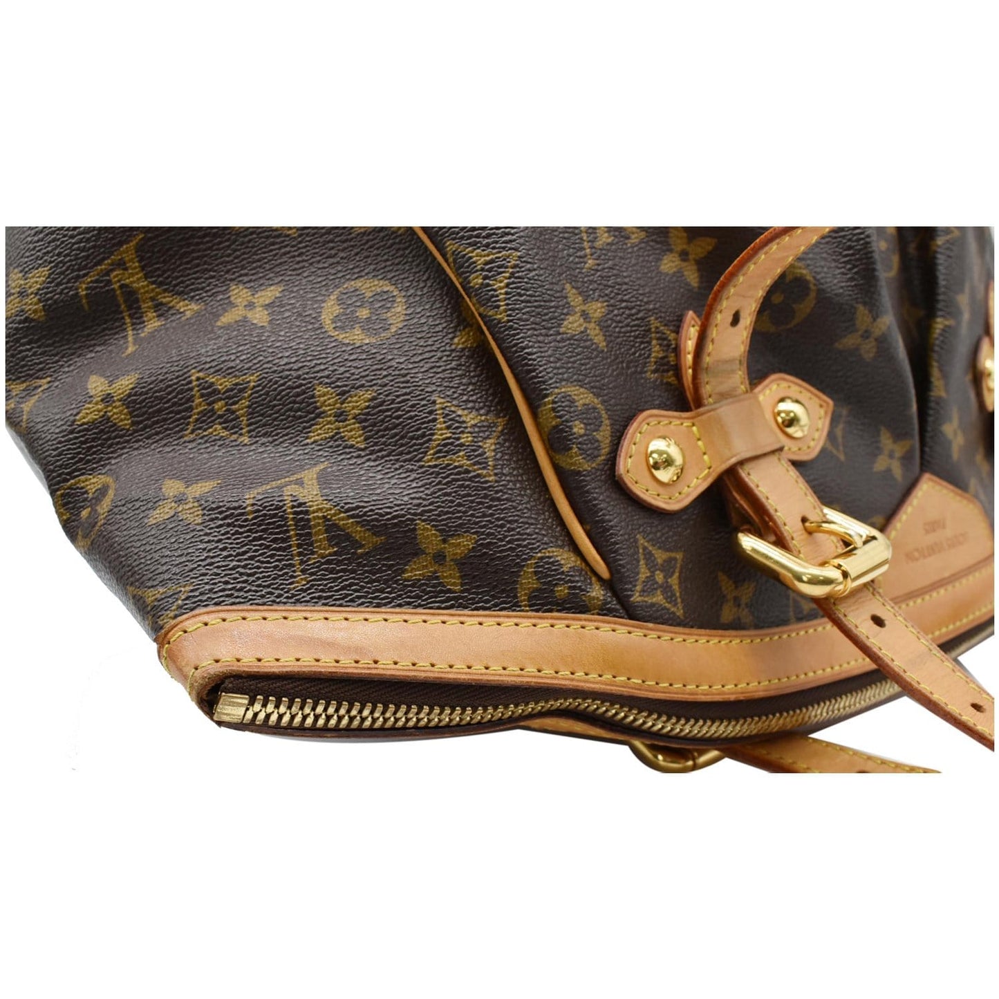 LOUIS VUITTON Tivoli GM Monogram Canvas Shoulder Bag Brown - 15% OFF