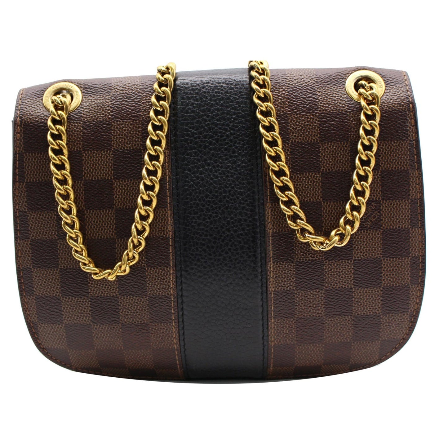 LOUIS VUITTON Wight Damier Ebene Crossbody Bag Black
