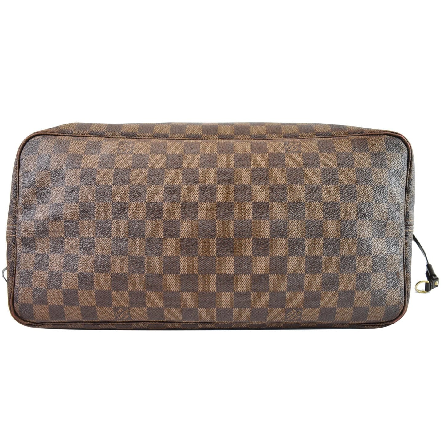 LOUIS VUITTON Neverfull GM Damier Ebene Tote Shoulder Bag Brown
