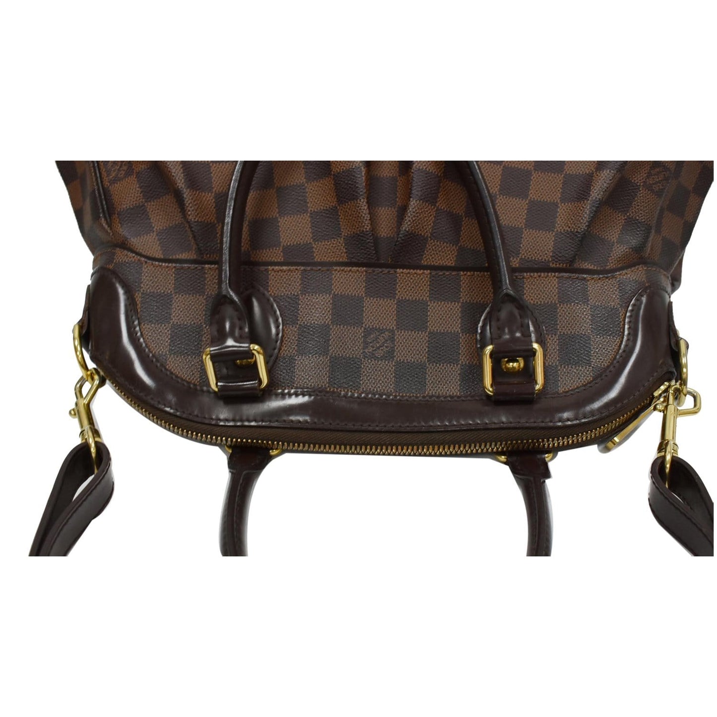 LOUIS VUITTON Trevi PM Damier Ebene Shoulder Bag Brown