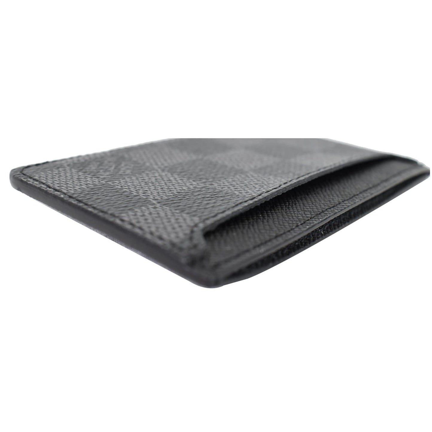 LOUIS VUITTON Neo Damier Graphite Card Holder Black