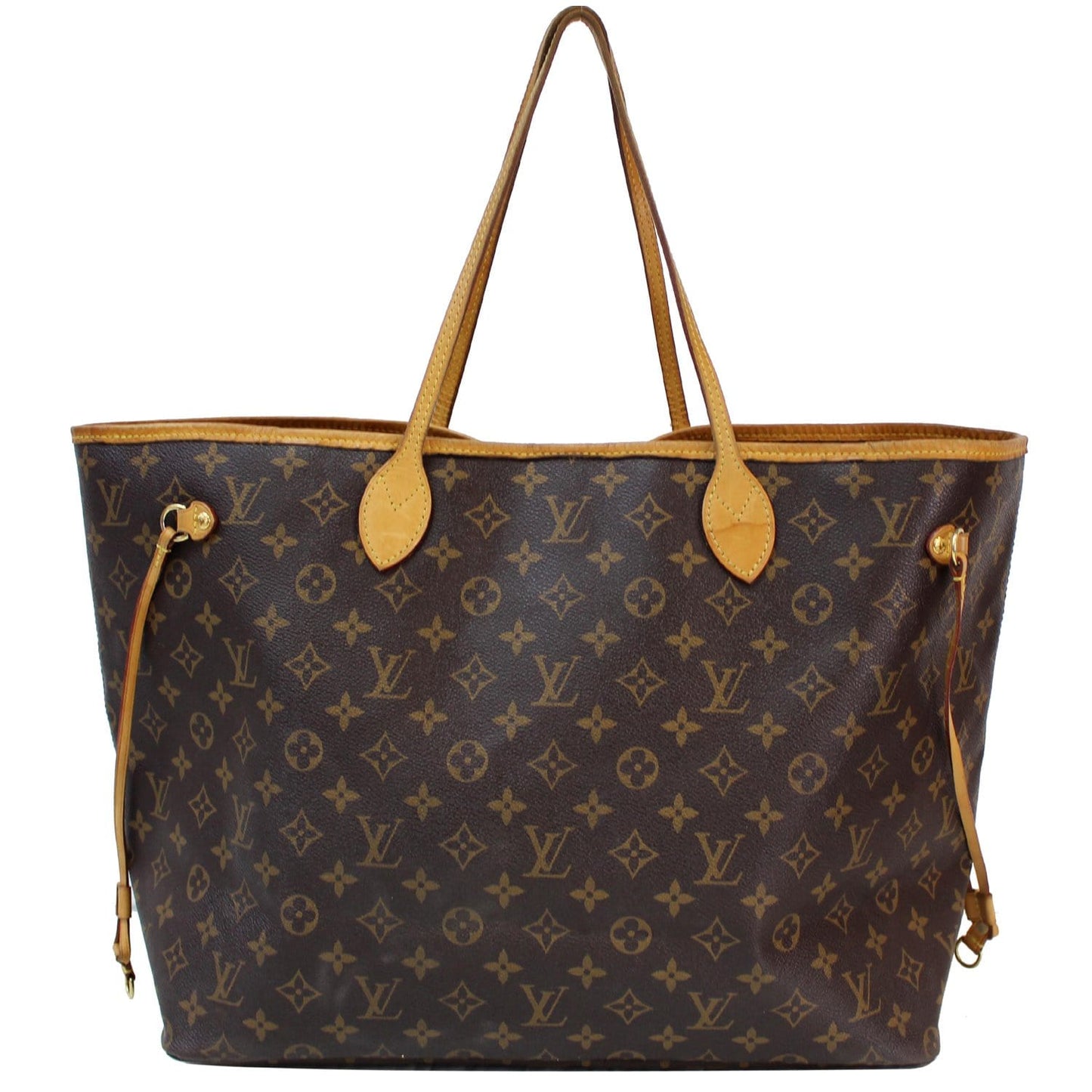 LOUIS VUITTON Neverfull GM Monogram Canvas Tote Shoulder Bag Brown
