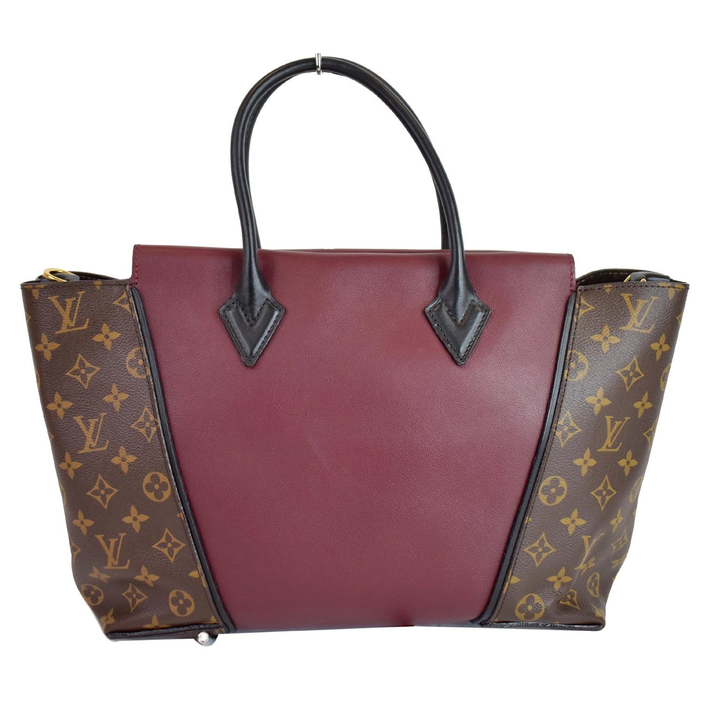 LOUIS VUITTON W PM Monogram Canvas Tote Bag Burgundy - 15% OFF