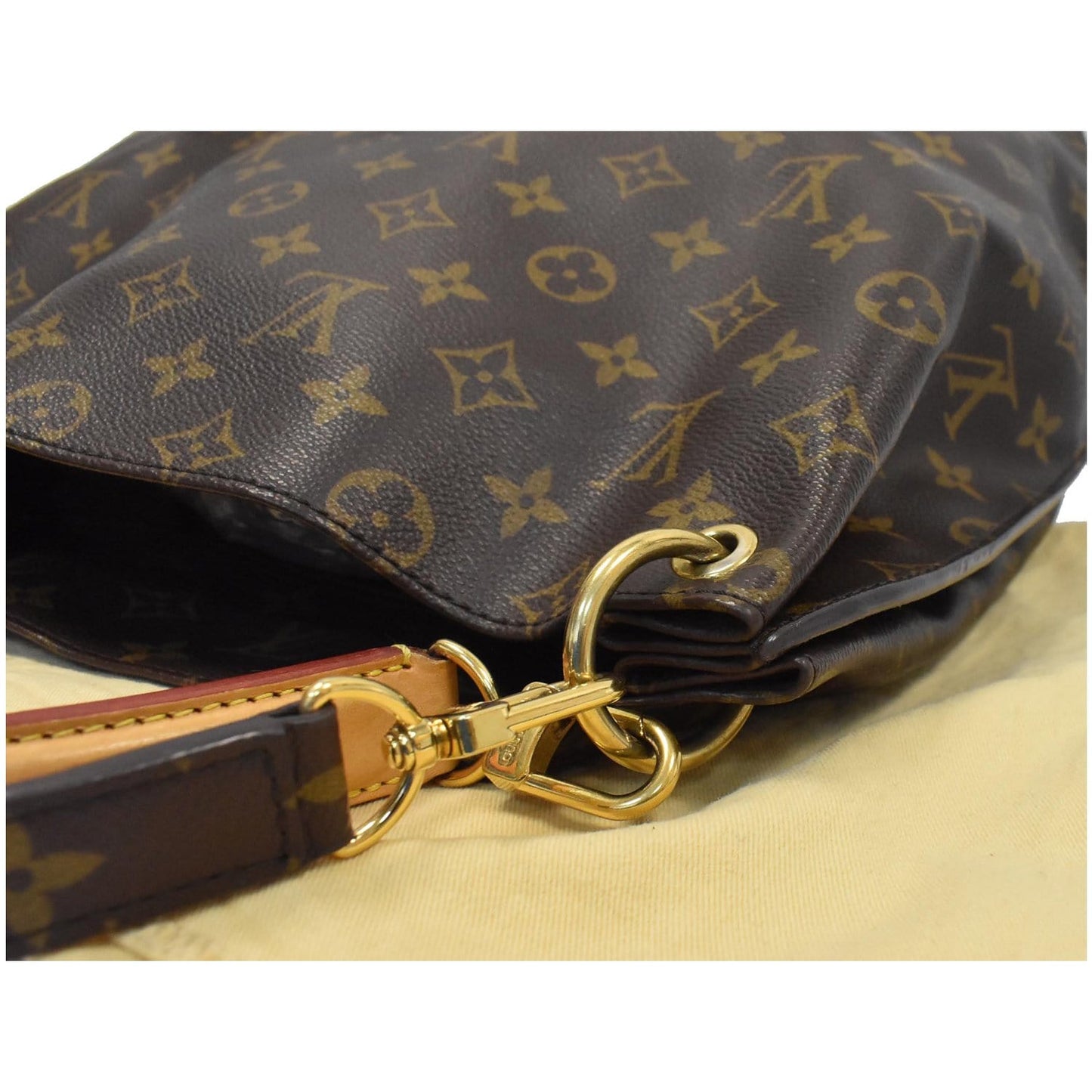 LOUIS VUITTON Metis Hobo Monogram Canvas Shoulder Bag Brown