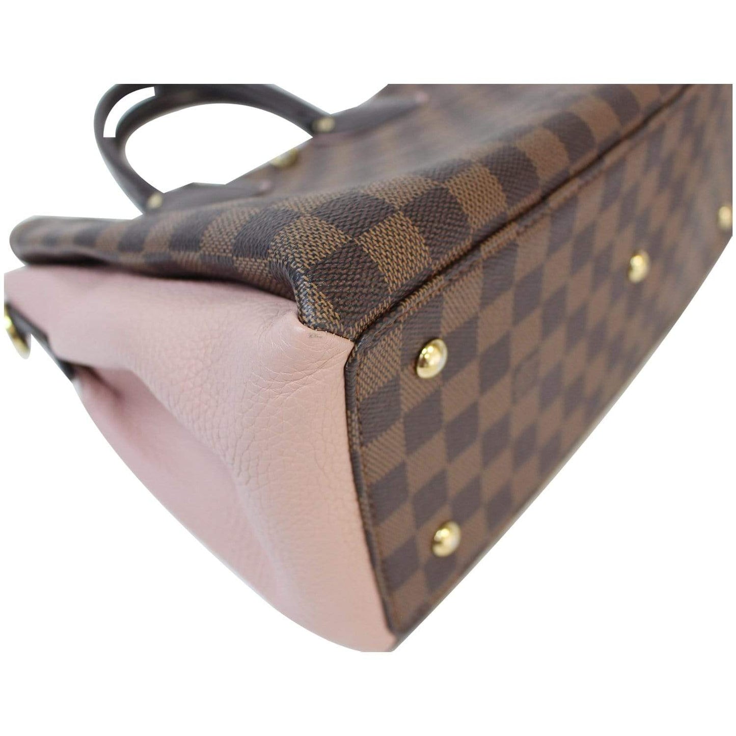 LOUIS VUITTON Normandy Damier Ebene Shoulder Bag Brown