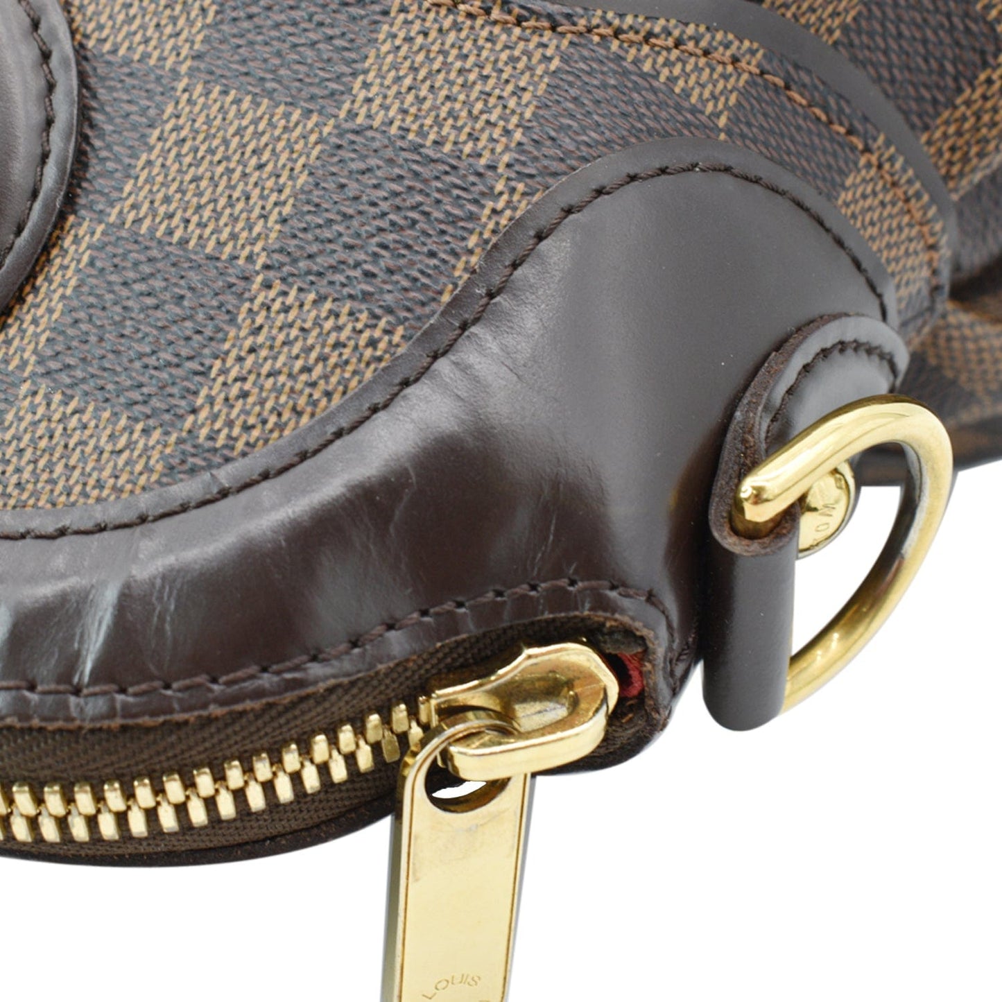 LOUIS VUITTON Trevi PM Damier Ebene Satchel Bag Brown - New Year Deals