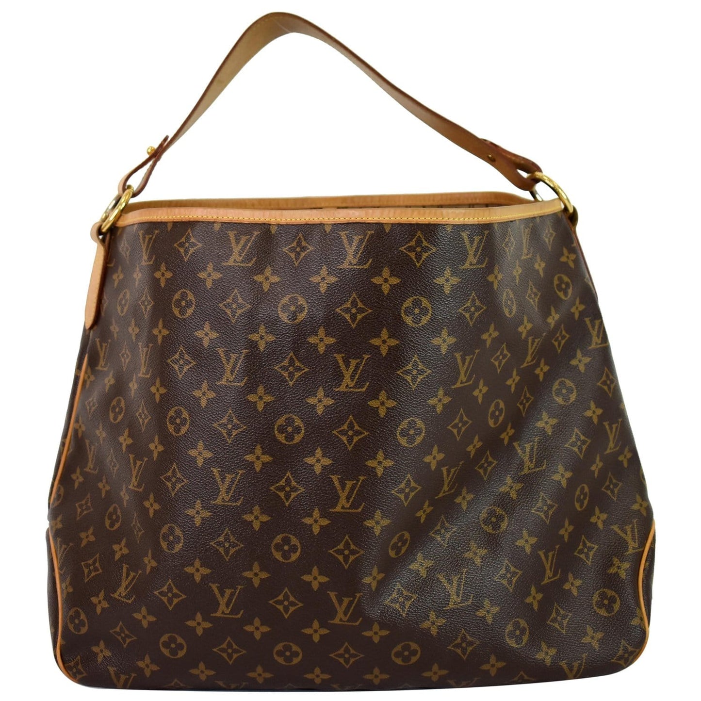 LOUIS VUITTON Delightful GM Monogram Canvas Shoulder Bag Brown