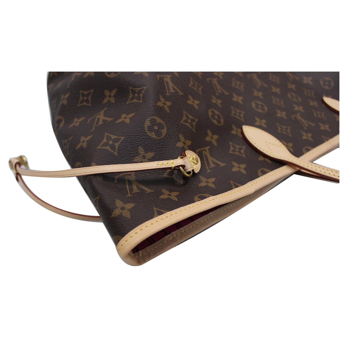 LOUIS VUITTON Neverfull GM Monogram Canvas Tote Shoulder Bag Brown