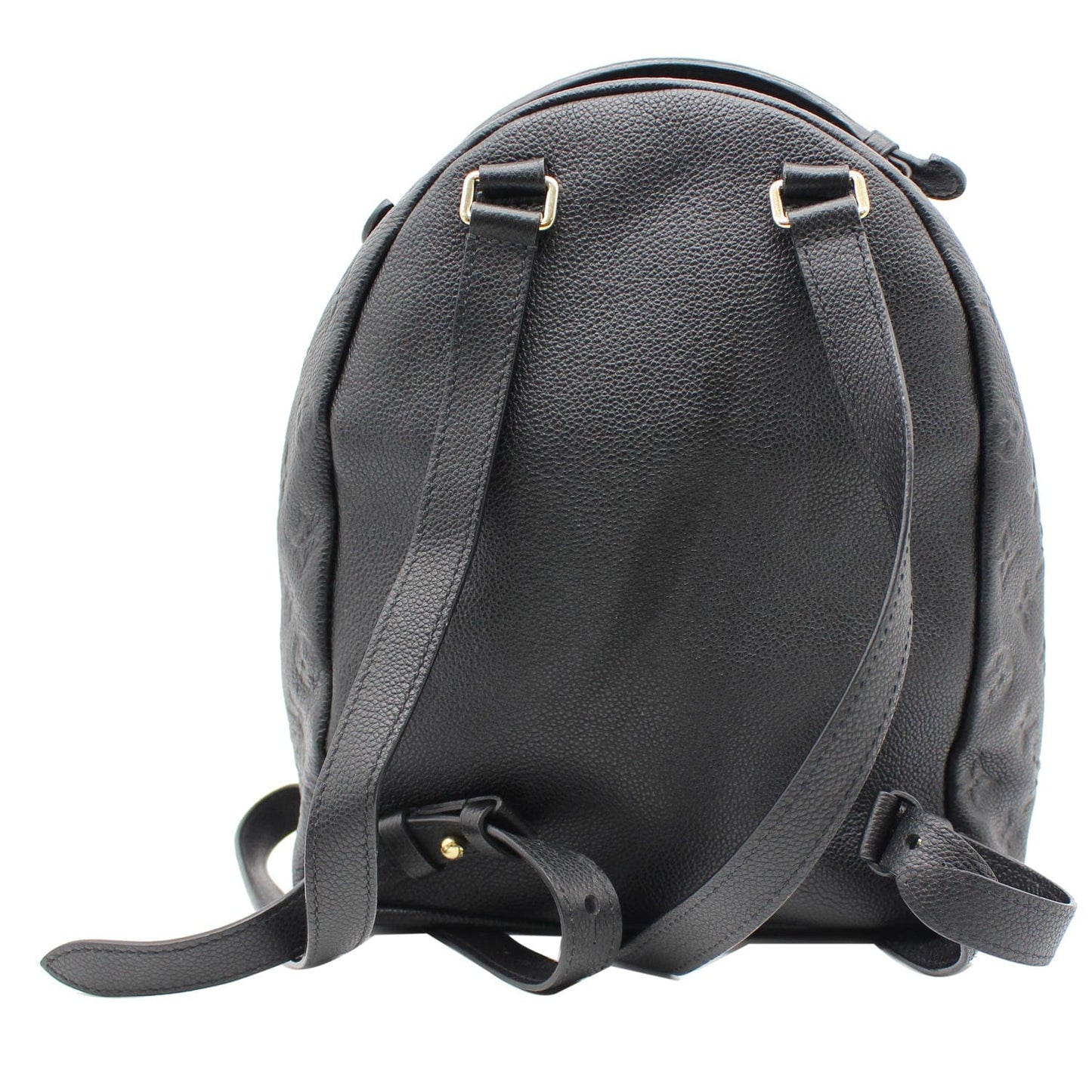 LOUIS VUITTON Sorbonne Monogram Empreinte Leather Backpack Black