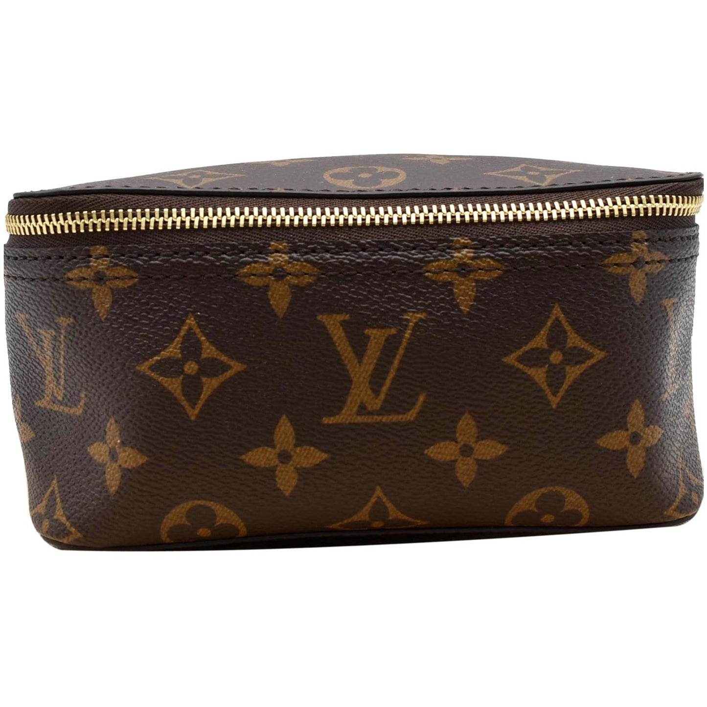 LOUIS VUITTON Packing Cube PM Monogram Canvas Cosmetic Bag Brown