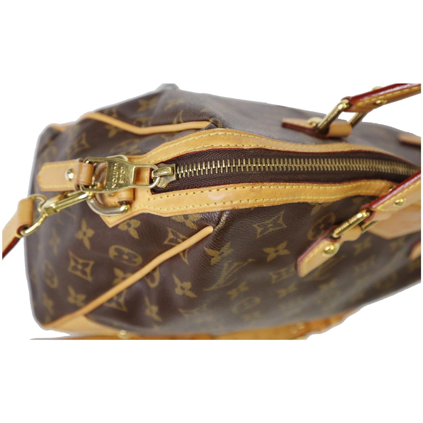 LOUIS VUITTON Retiro PM Monogram Canvas Shoulder Bag Brown