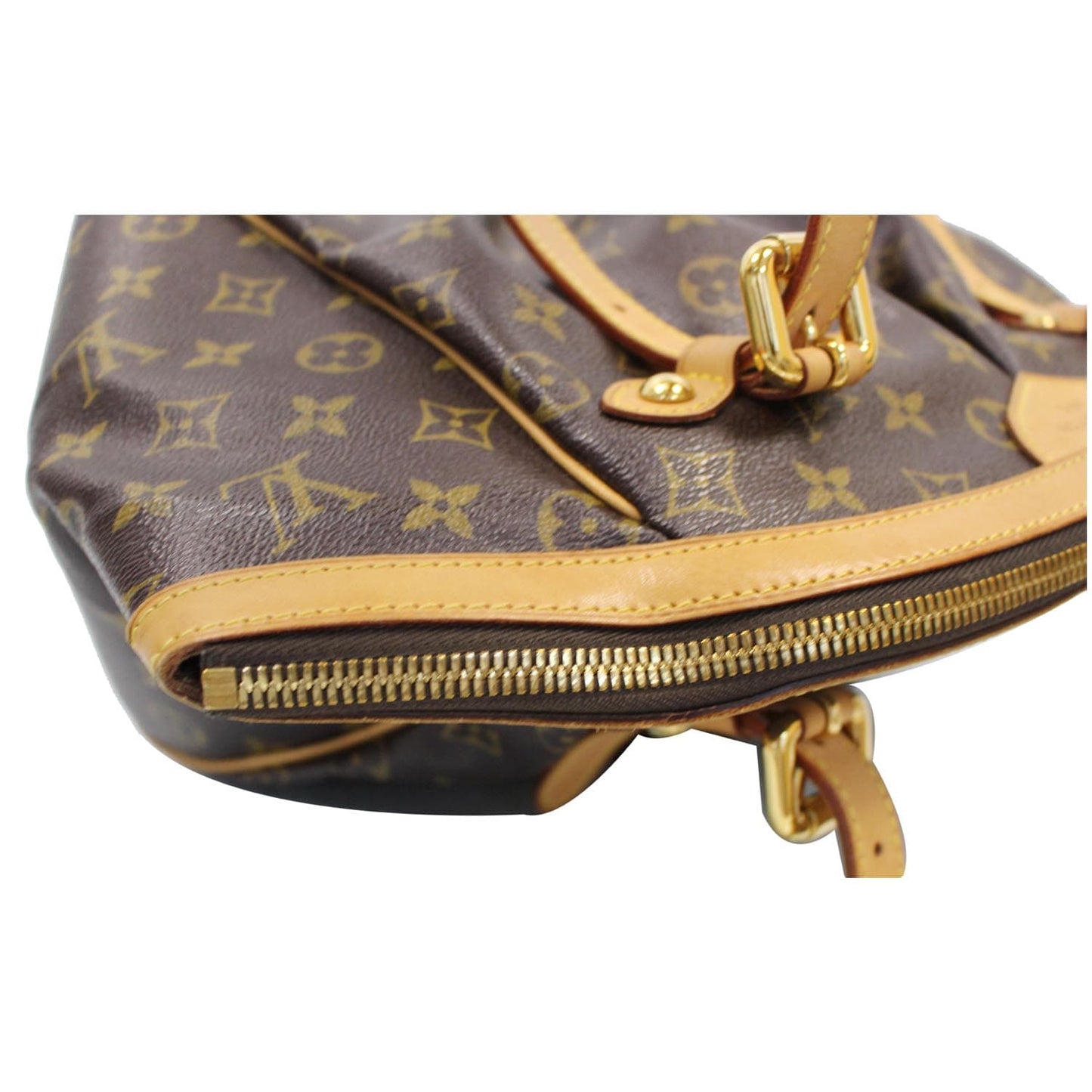 LOUIS VUITTON Tivoli GM Monogram Canvas Shoulder Bag Brown