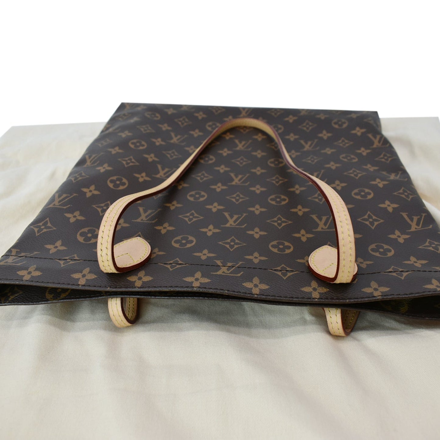 LOUIS VUITTON Carry it Monogram Canvas Shoulder Bag Brown