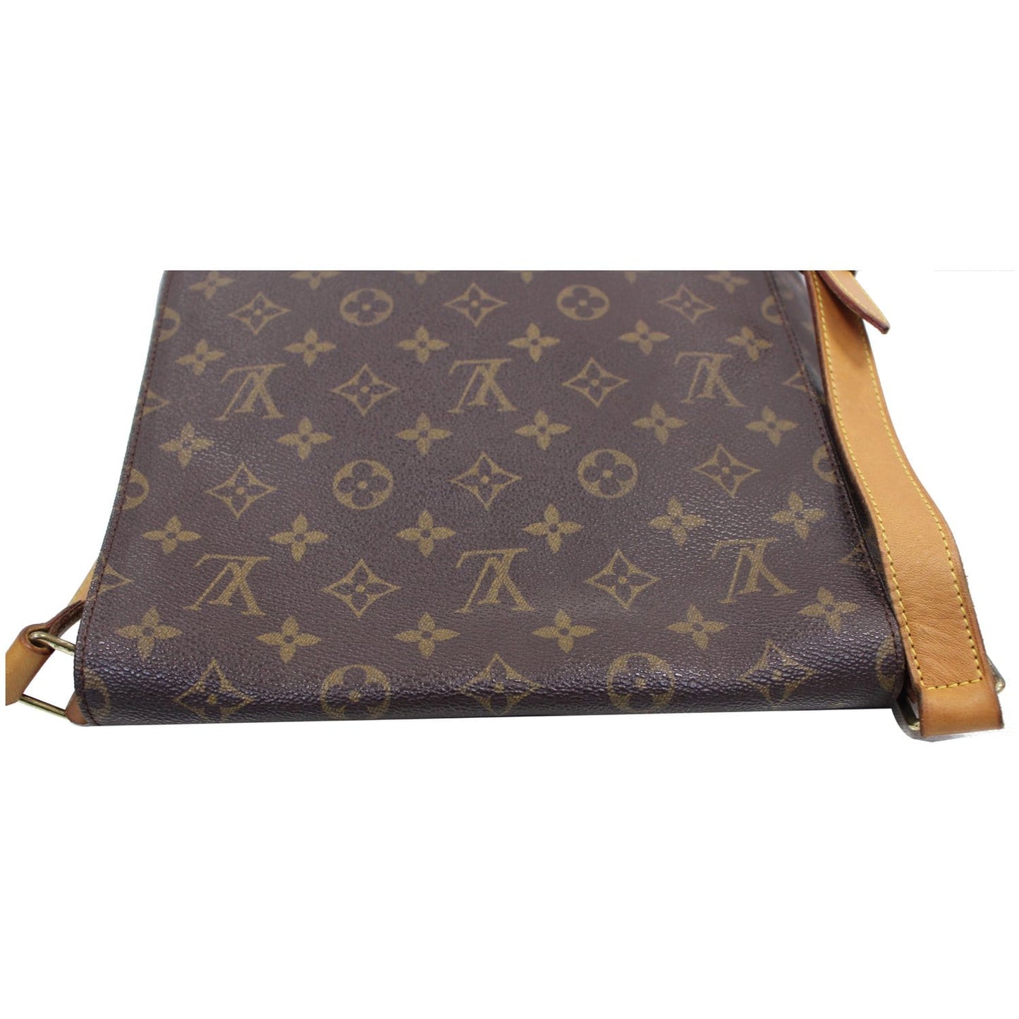 LOUIS VUITTON Musette Salsa GM Monogram Canvas Crossbody Bag Brown