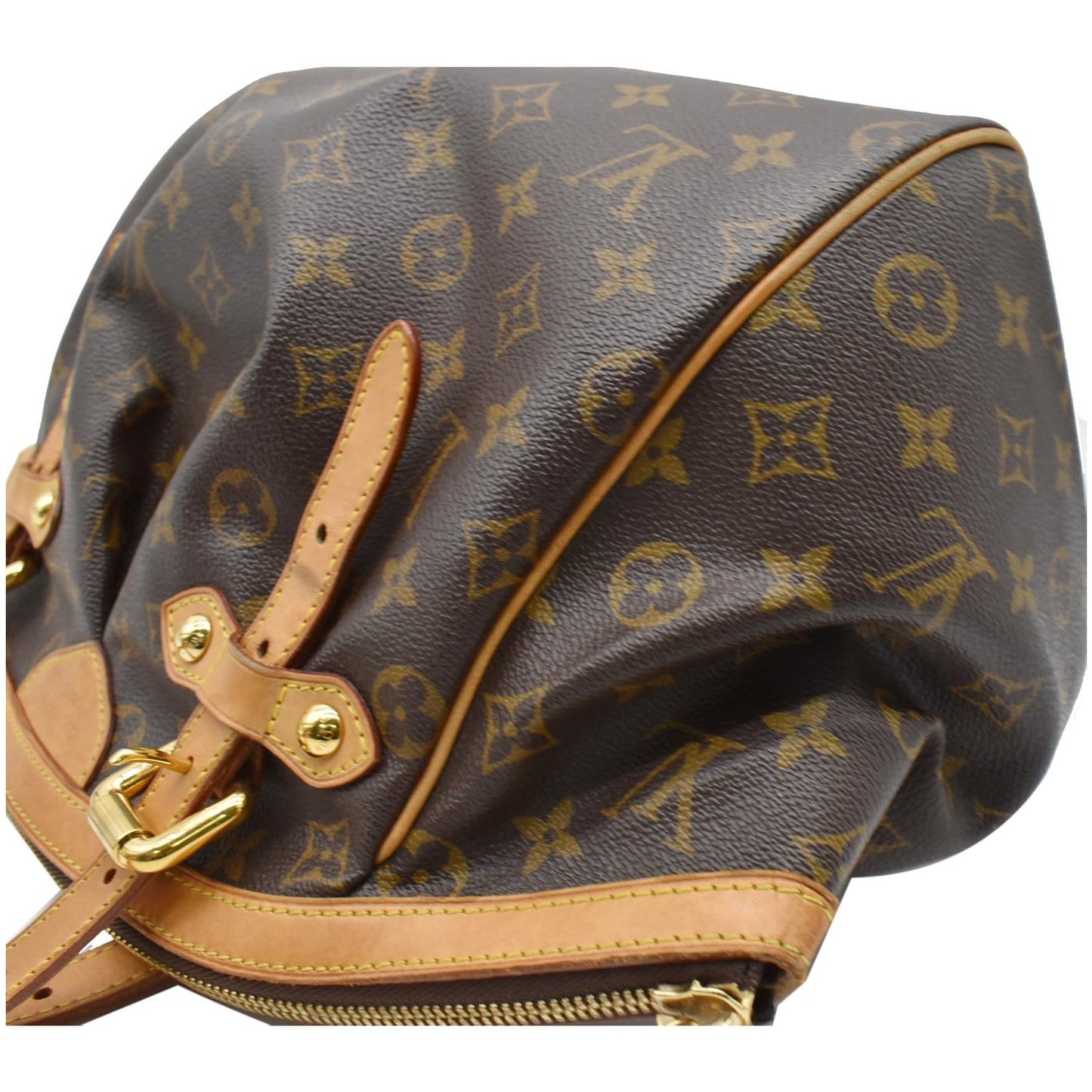 LOUIS VUITTON Tivoli GM Monogram Canvas Shoulder Bag Brown - Hot Deals