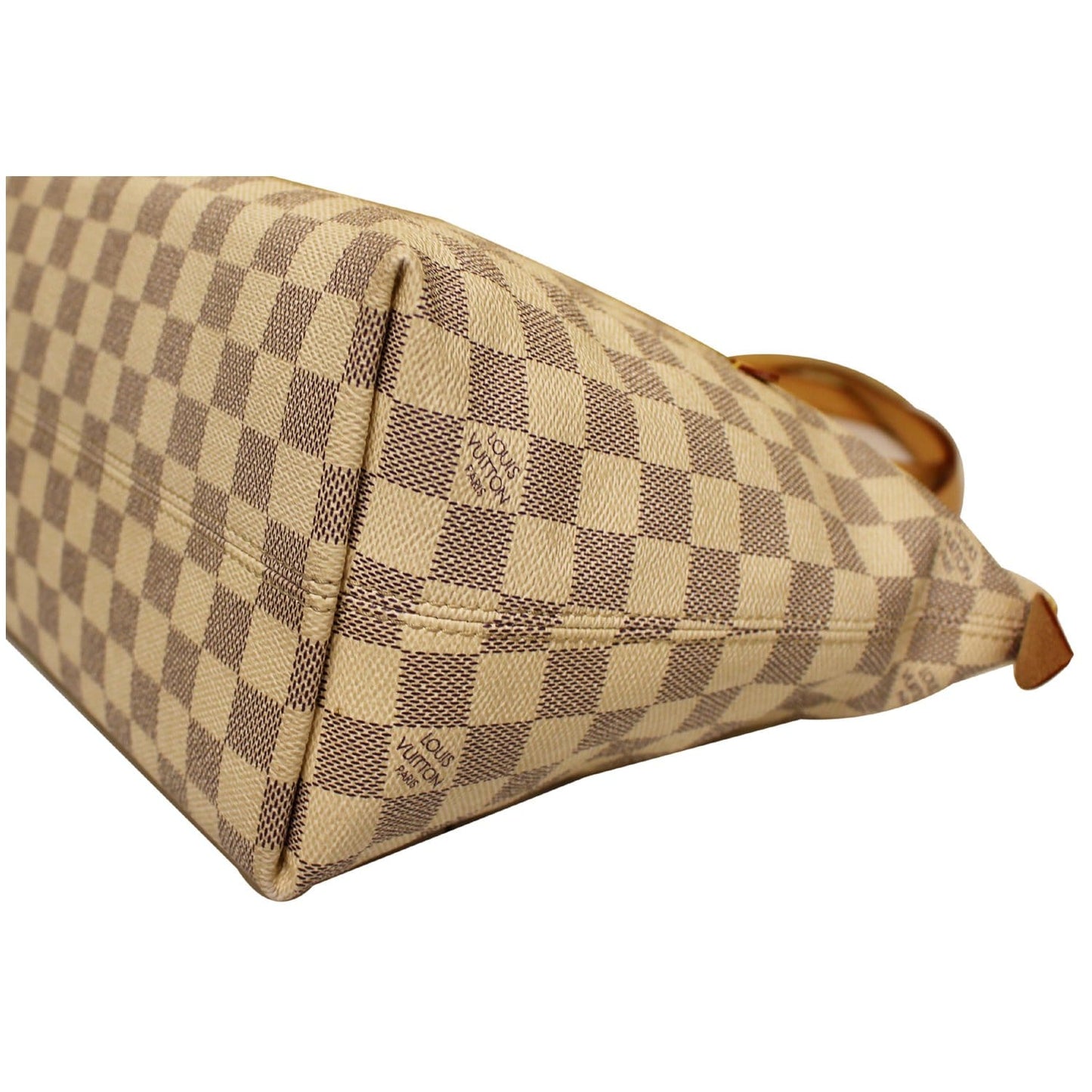 LOUIS VUITTON Iena PM Damier Azur Shoulder Bag White
