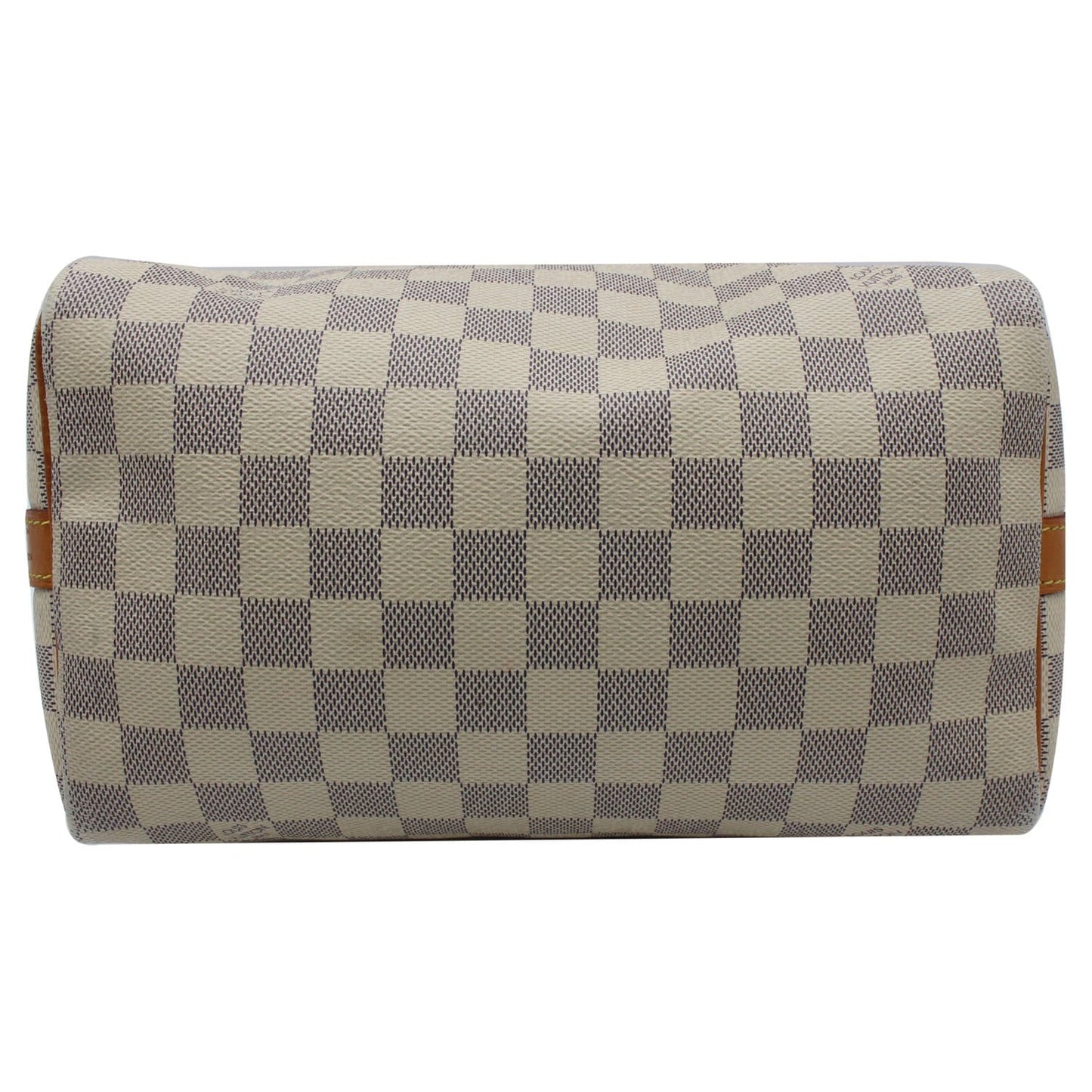 LOUIS VUITTON Speedy 25 Bandouliere Damier Azur Shoulder Bag White