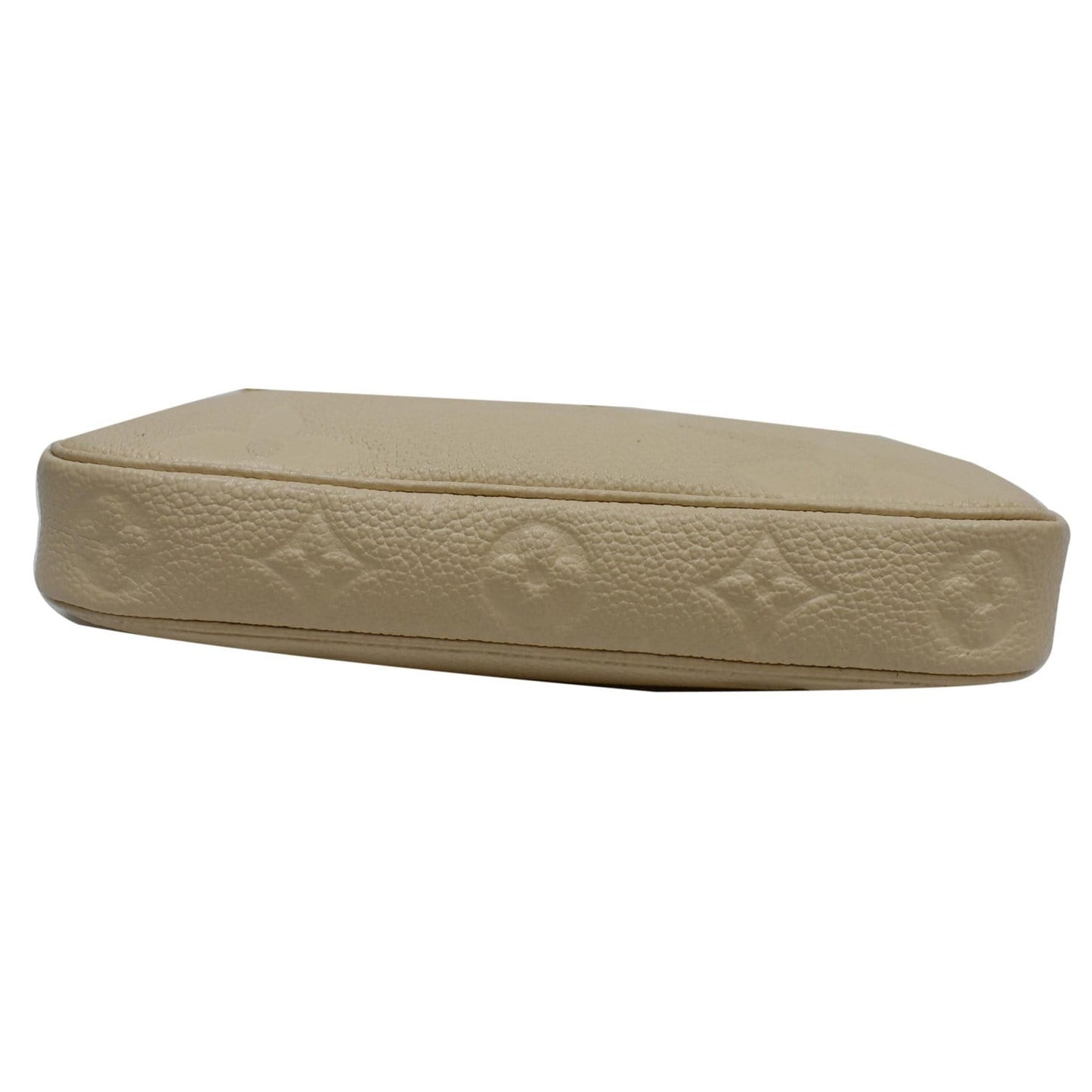 LOUIS VUITTON Multi Pochette Accessories Empreinte Bag Cream