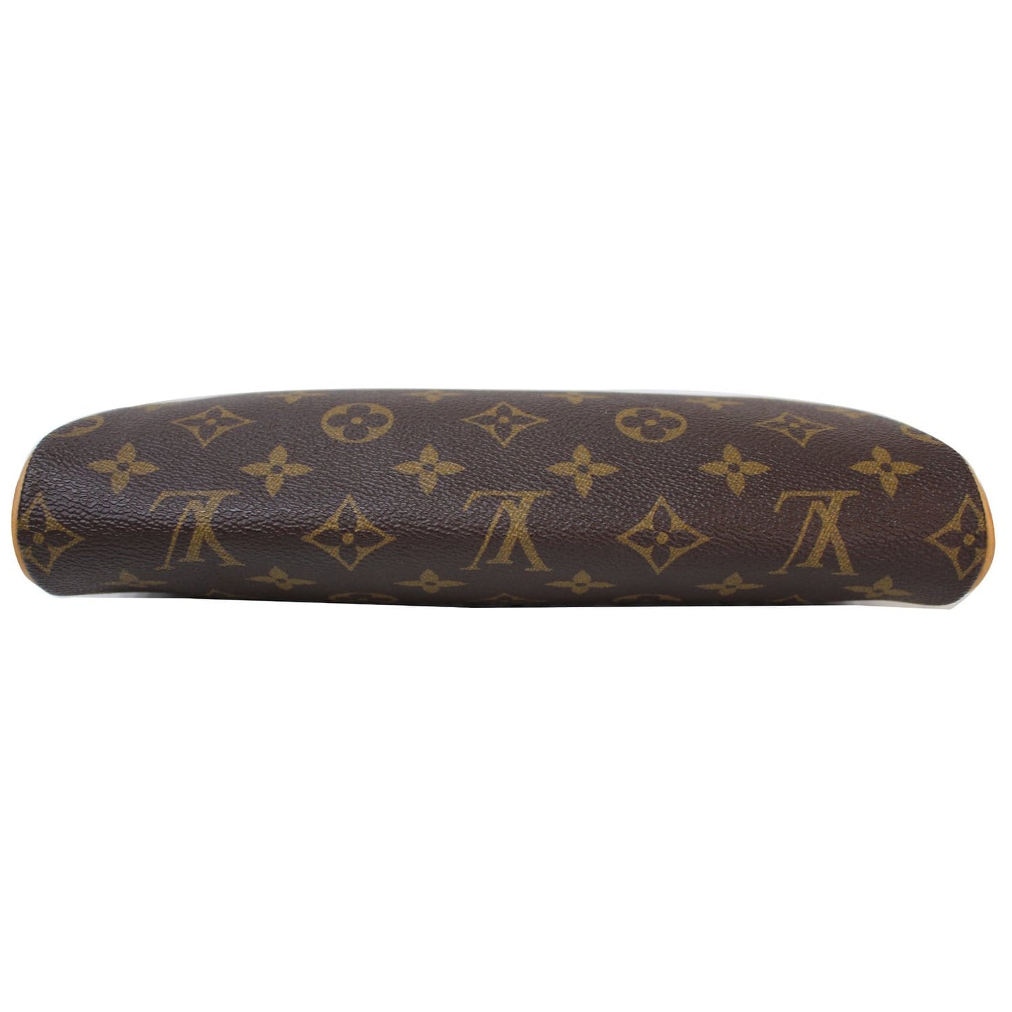 LOUIS VUITTON Pochette Eva Monogram Canvas Crossbody Bag Brown