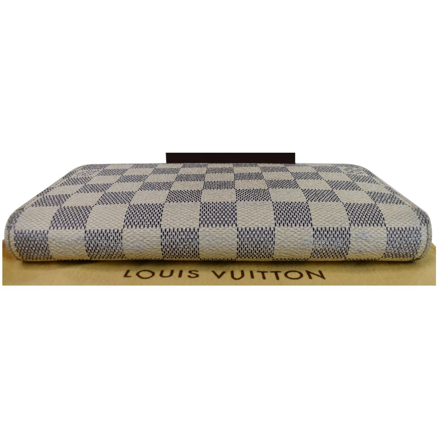 LOUIS VUITTON Damier Azur Zippy Long Wallet White - 15% OFF