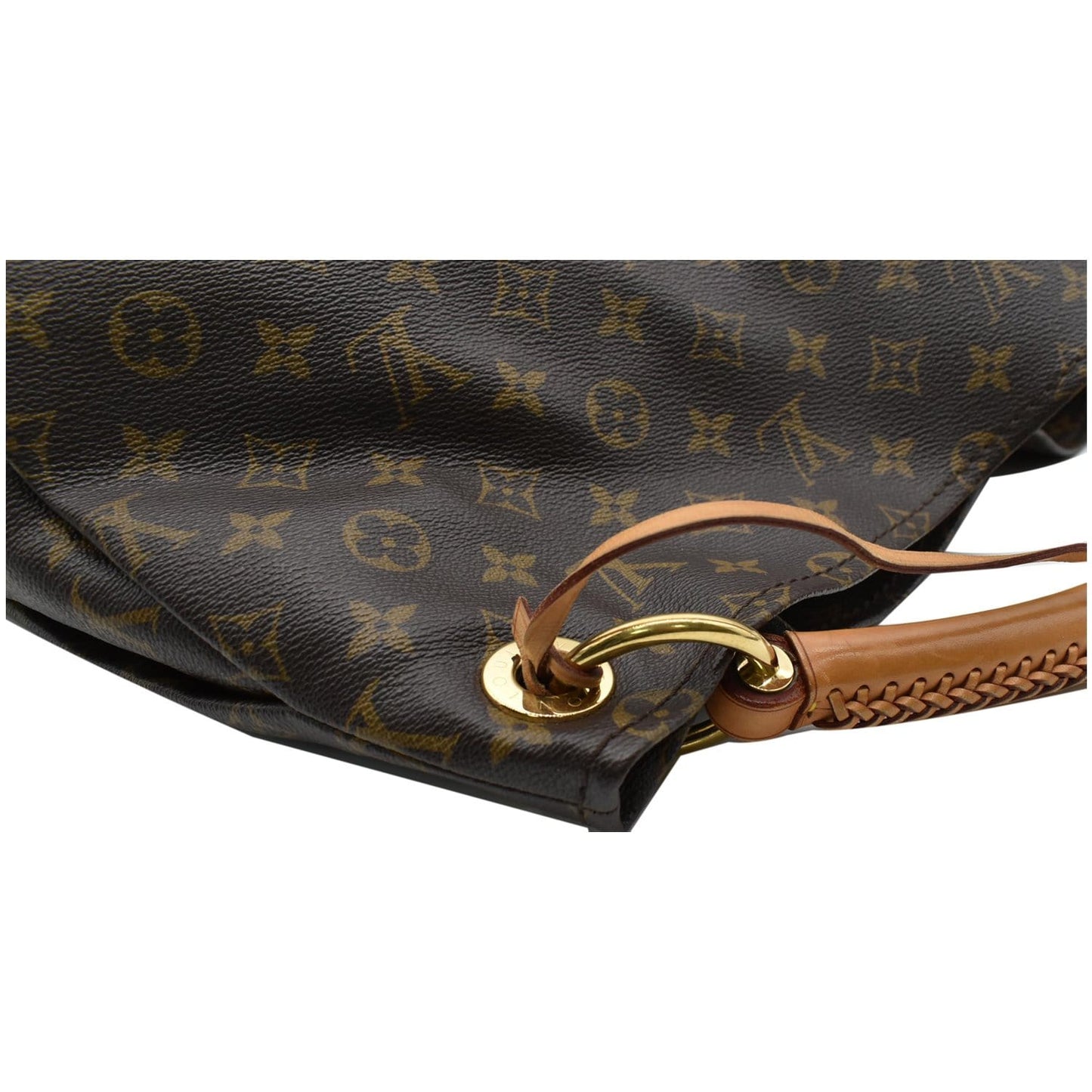 LOUIS VUITTON Artsy GM Monogram Canvas Hobo Bag Brown