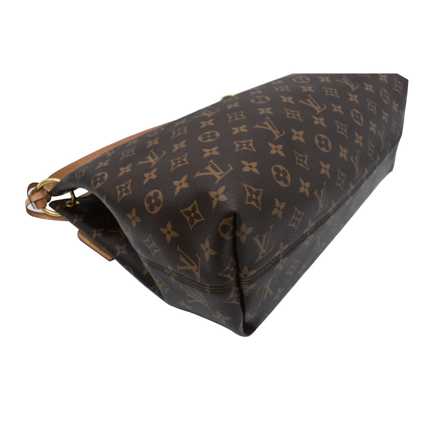LOUIS VUITTON  Graceful MM Monogram Canvas Shoulder Bag Brown