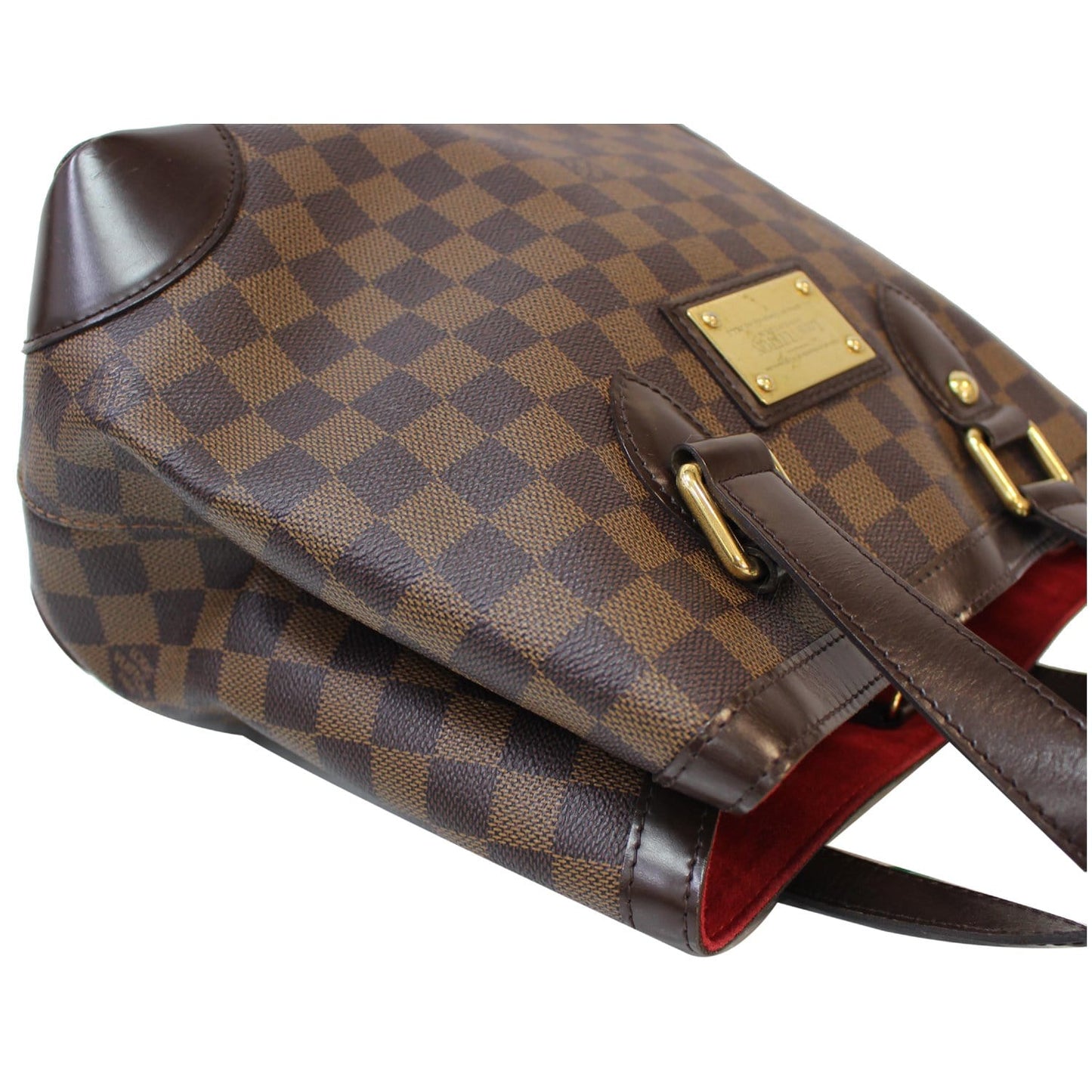 LOUIS VUITTON Hampstead PM Damier Ebene Shoulder Bag Brown