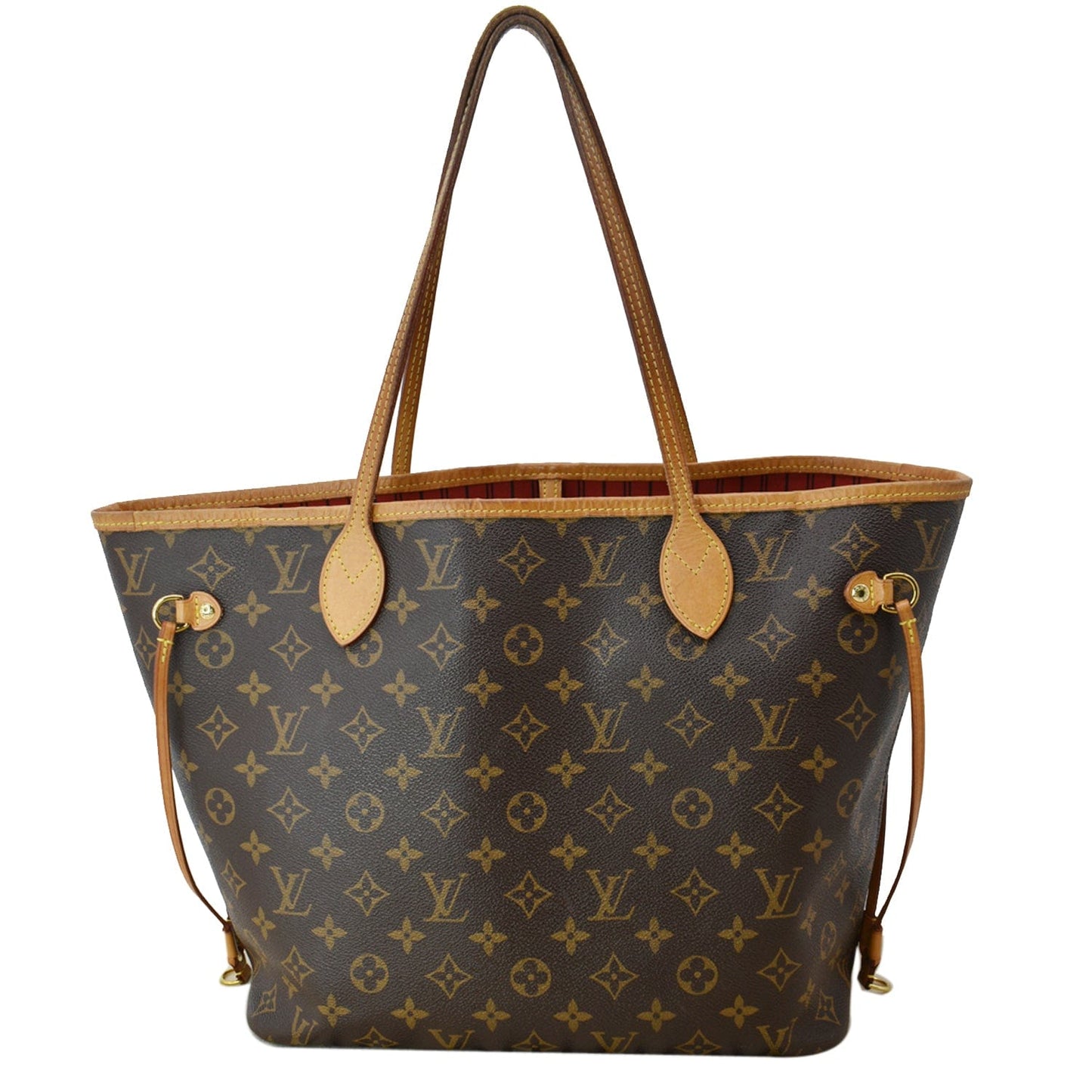 LOUIS VUITTON Neverfull MM Monogram Canvas Shoulder Bag Brown - New Year Deals