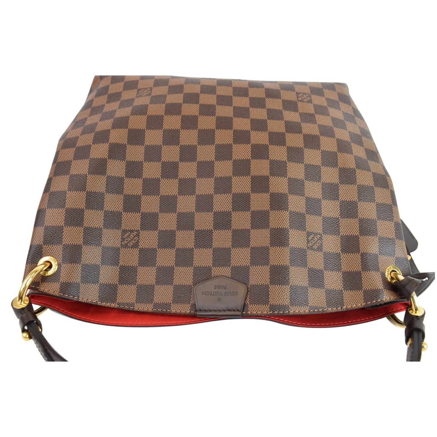 LOUIS VUITTON Graceful PM Damier Ebene Shoulder Bag Brown