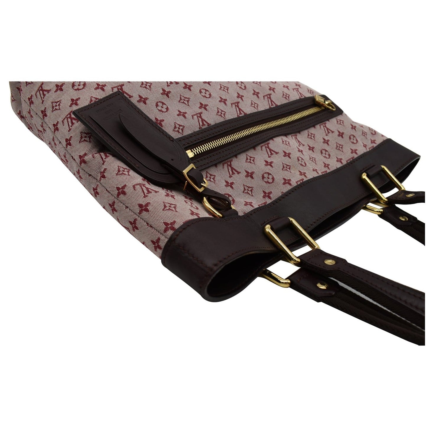 LOUIS VUITTON Mini Lin Lucille GM Monogram Canvas Tote Bag Cherry