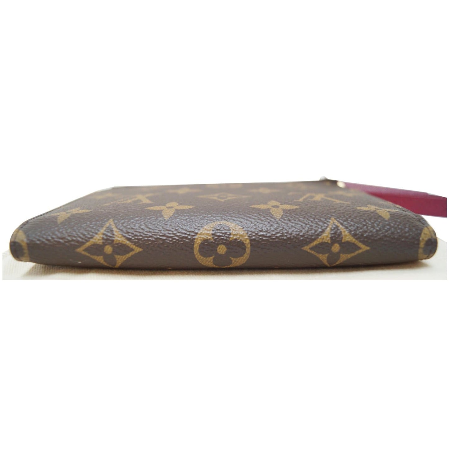 LOUIS VUITTON Adele Monogram Canvas Compact Wallet Brown