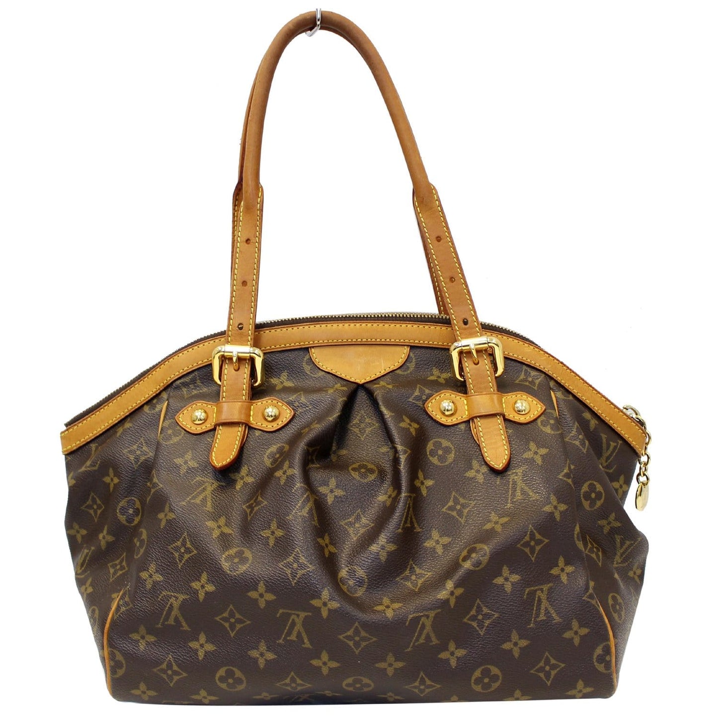 LOUIS VUITTON Tivoli GM Monogram Canvas Brown Shoulder Bag Brown
