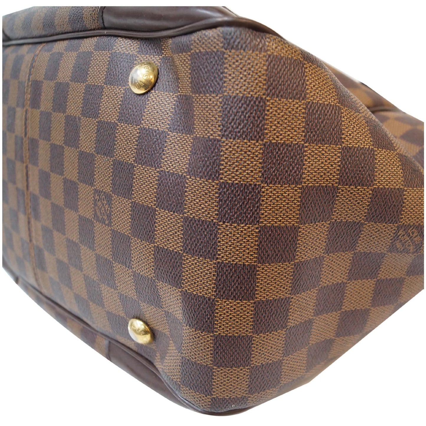 LOUIS VUITTON Verona GM Damier Ebene Shoulder Bag Brown