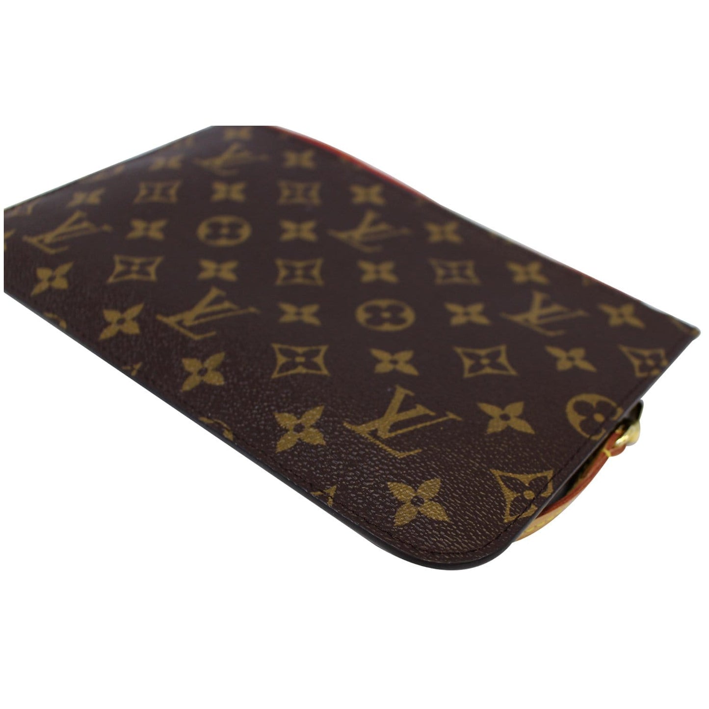LOUIS VUITTON Pochette Wristlet Pouch Neverfull MM Monogram Canvas