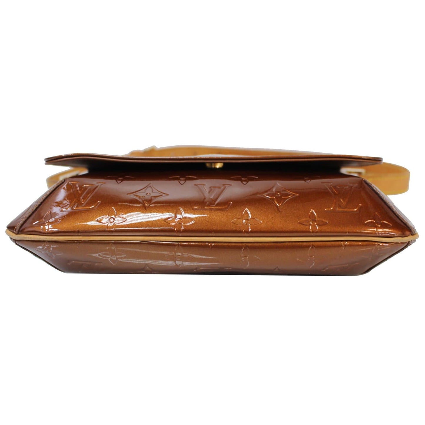LOUIS VUITTON Thompson Street Monogram Vernis Shoulder Bag Bronze