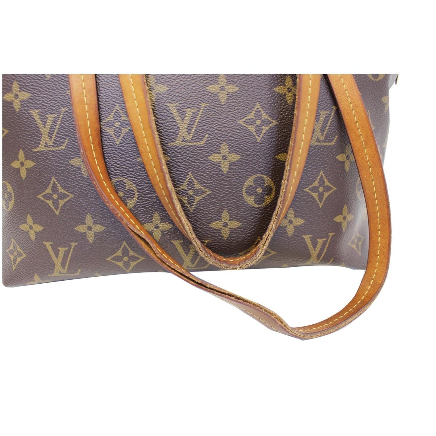 LOUIS VUITTON Iena PM Monogram Canvas Shoulder Bag Brown