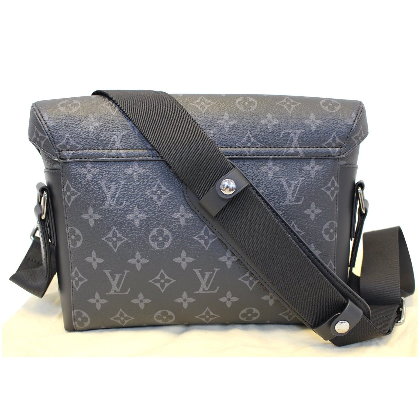 LOUIS VUITTON Voyager PM Monogram Eclipse Messenger Bag Black