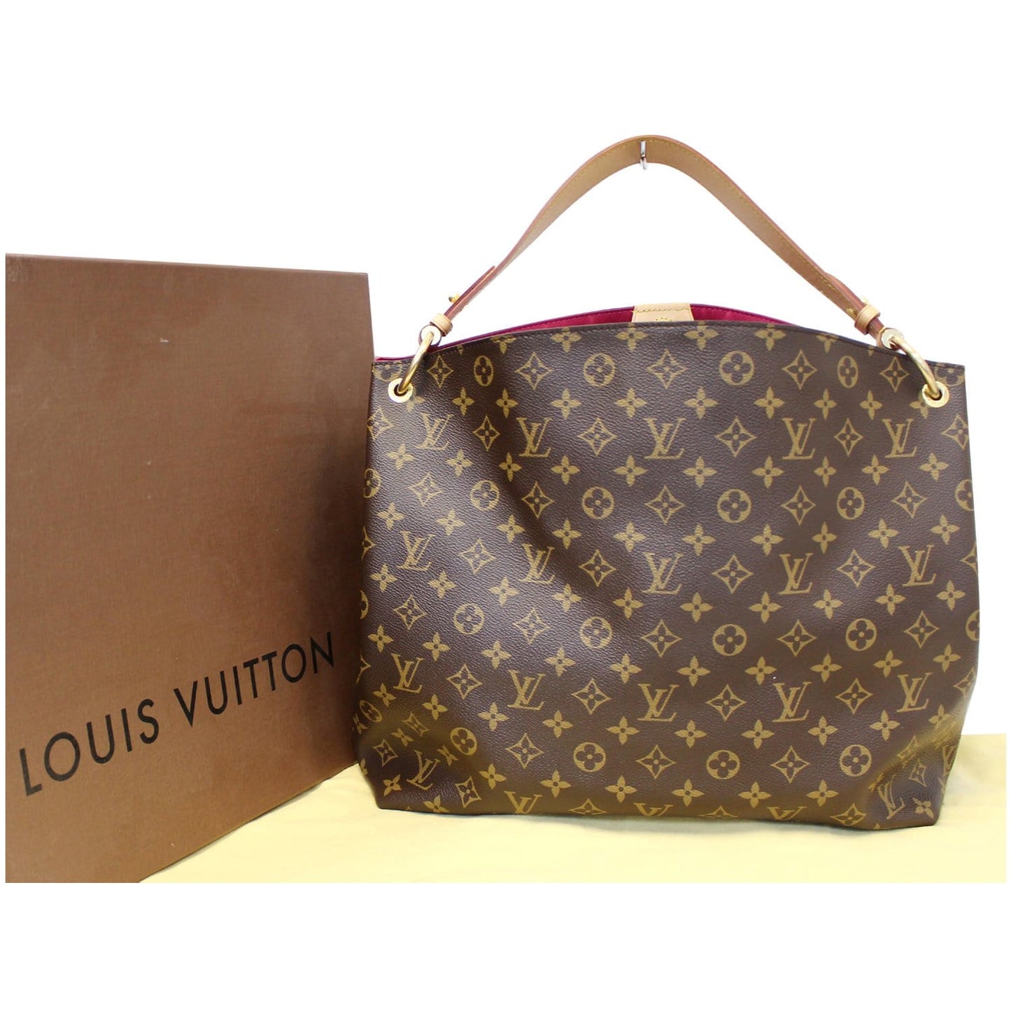 LOUIS VUITTON Graceful MM Monogram Canvas Shoulder Bag