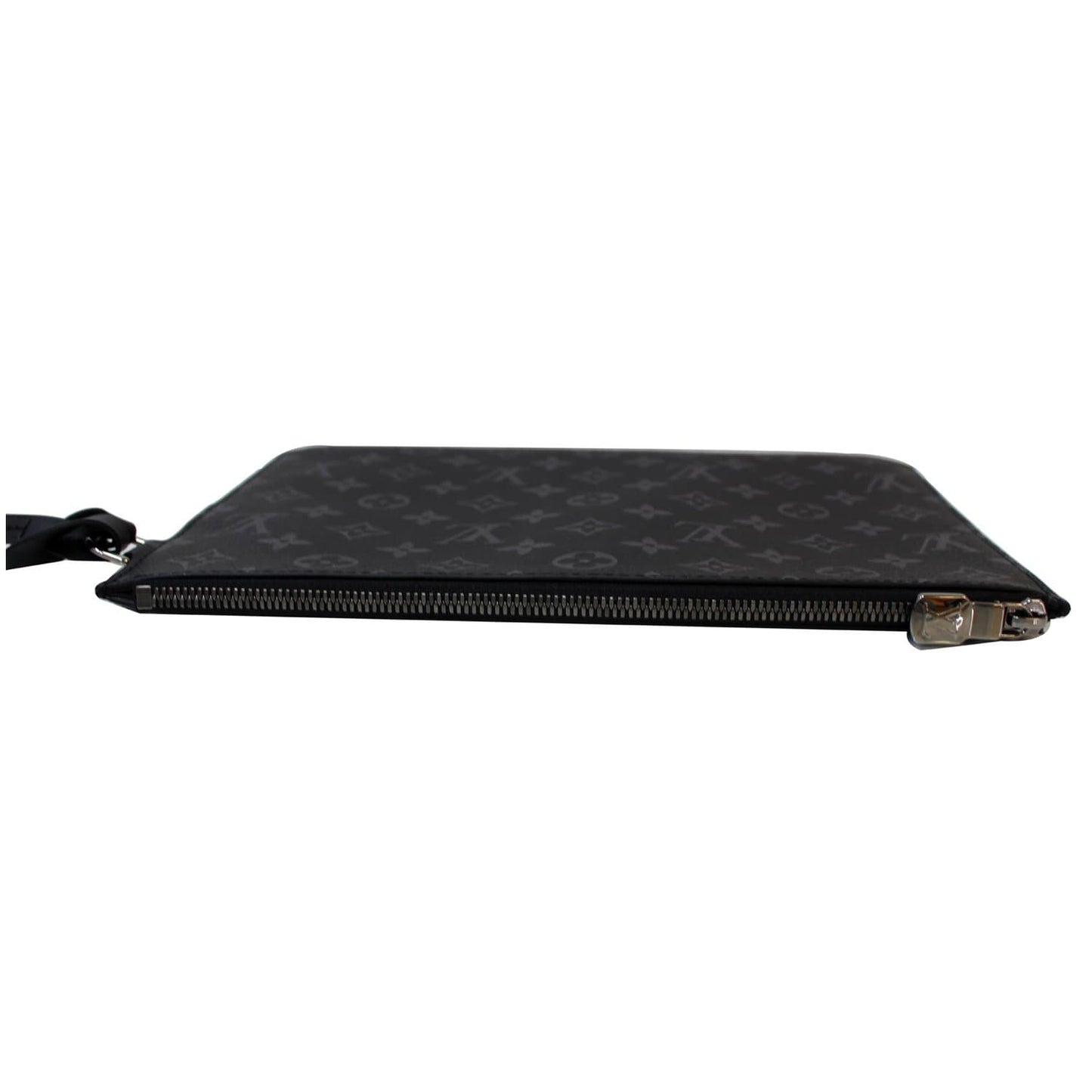 LOUIS VUITTON Pochette Monogram Eclipse Wristlet Black