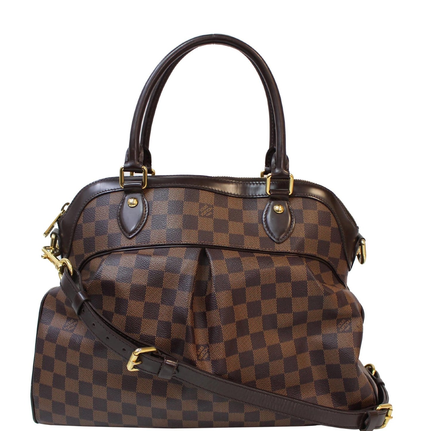 LOUIS VUITTON Trevi GM Damier Ebene 2way Shoulder Bag Brown - 20% OFF